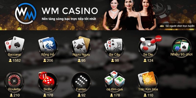 WM casino là sảnh game casino Go99 nổi tiếng